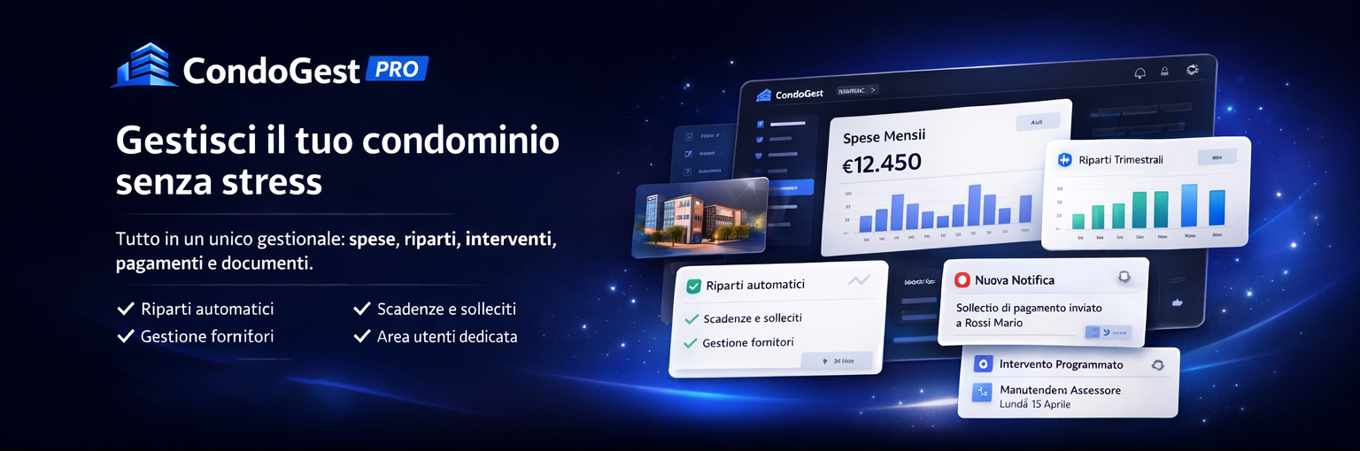 Gestionale Gestione Condominio - condogest
