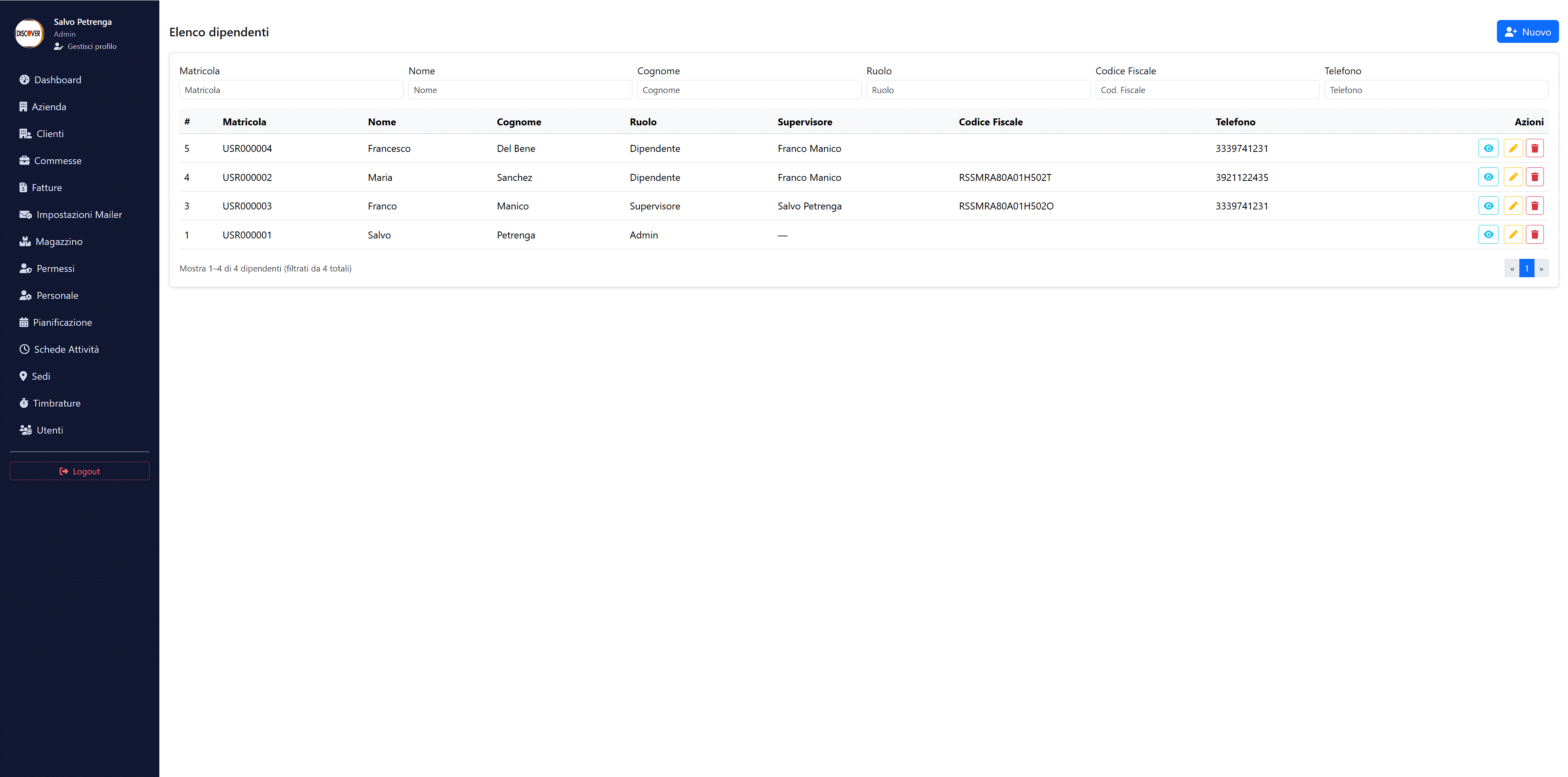 Gestionale Impresa di pulizie